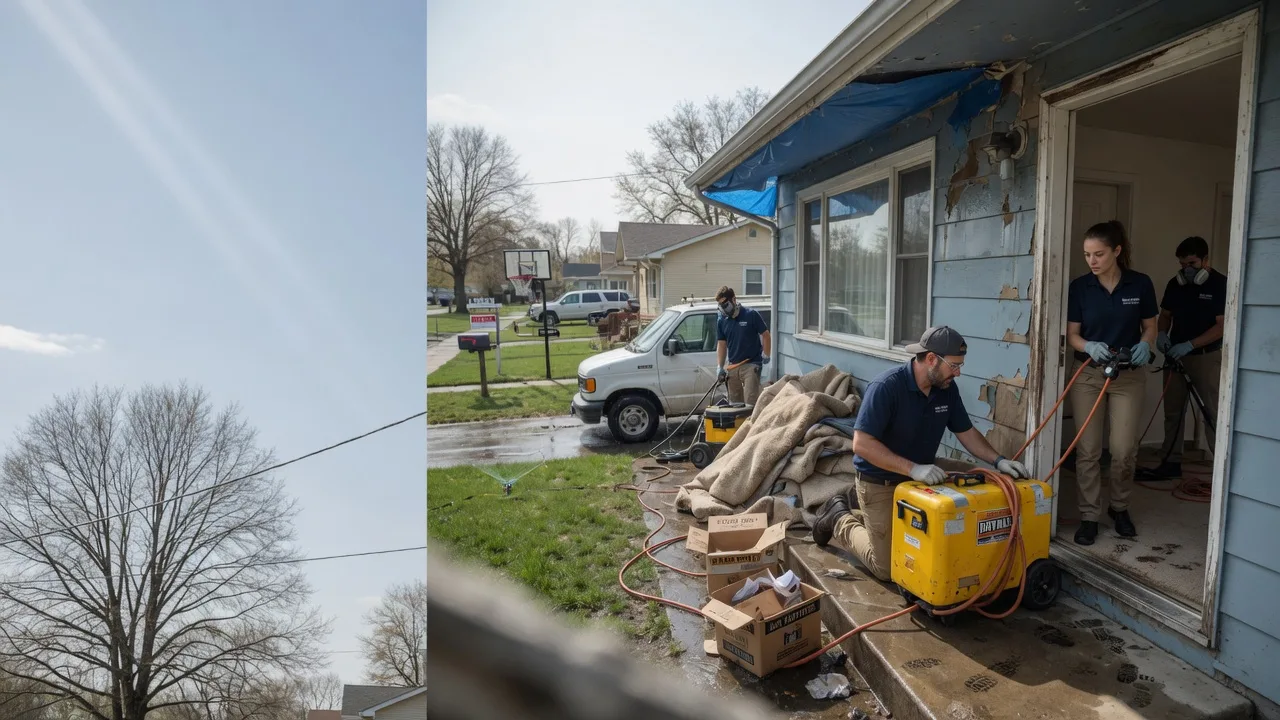 Basement Flood Cleanup in Toledo, IL near me